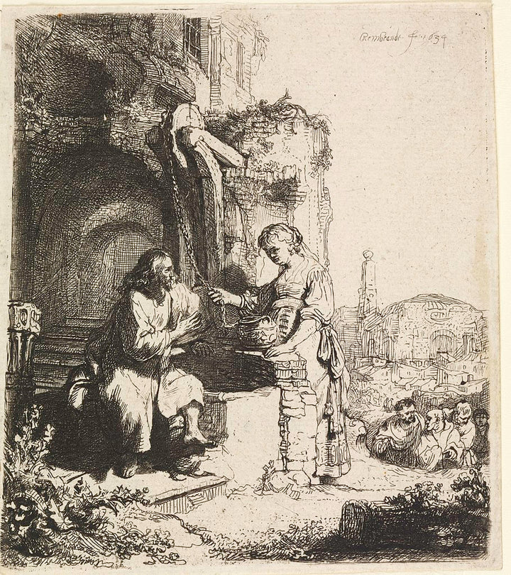 Christ and the Woman of Samaria among Ruins 