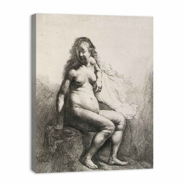 Seated Female Nude 1631 Painting