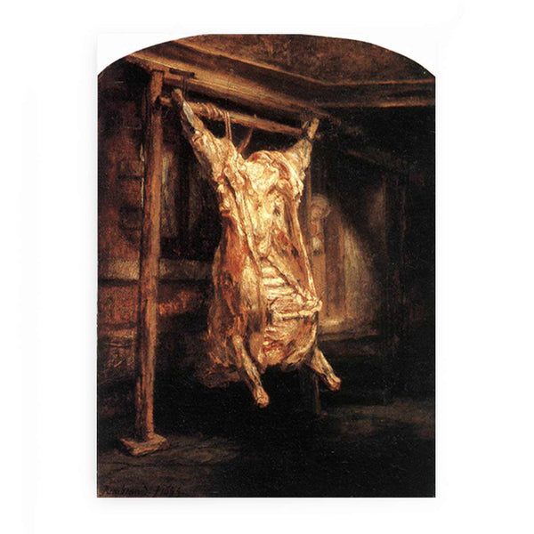 The Flayed Ox 1655 Painting