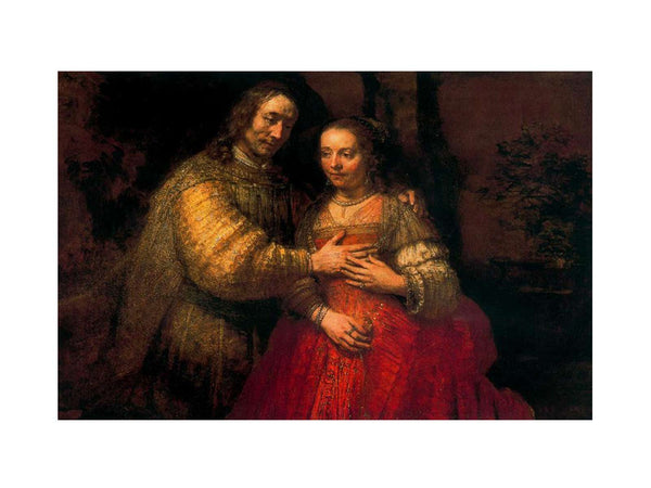 Portrait of Two Figures from the Old Testament, known as 'The Jewish Bride'
 Painting
