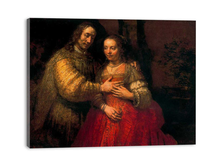 Portrait of Two Figures from the Old Testament, known as 'The Jewish Bride'
 Painting