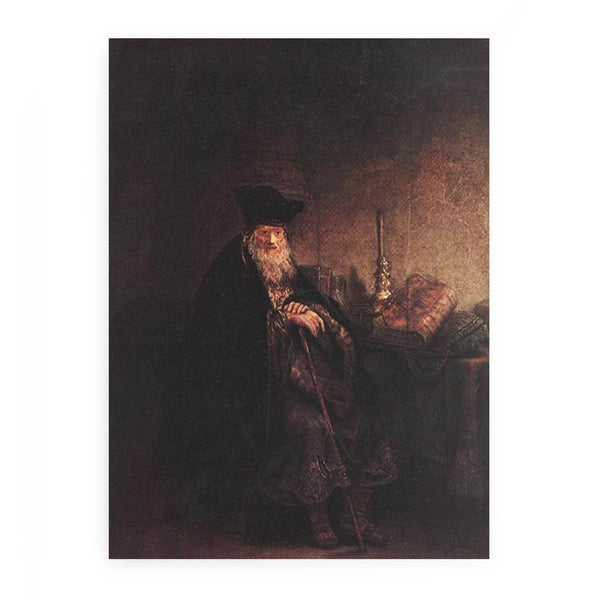 Old Rabbi 1642 Painting