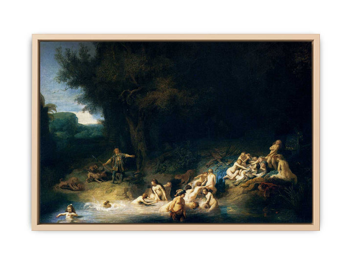 Diana and her Nymphs Bathing, with Actaeon and Callisto
 Painting