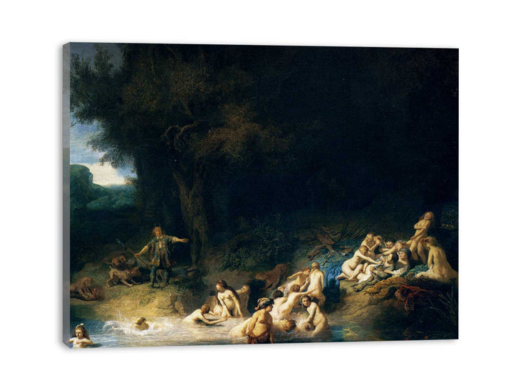 Diana and her Nymphs Bathing, with Actaeon and Callisto
 Painting