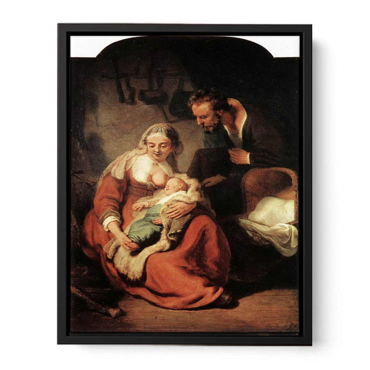 The Holy Family 1630s Painting