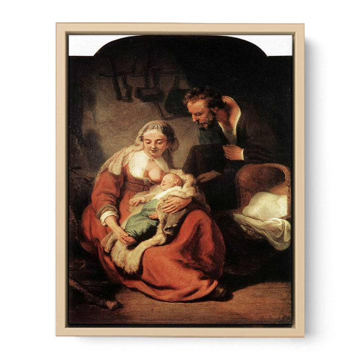 The Holy Family 1630s Painting