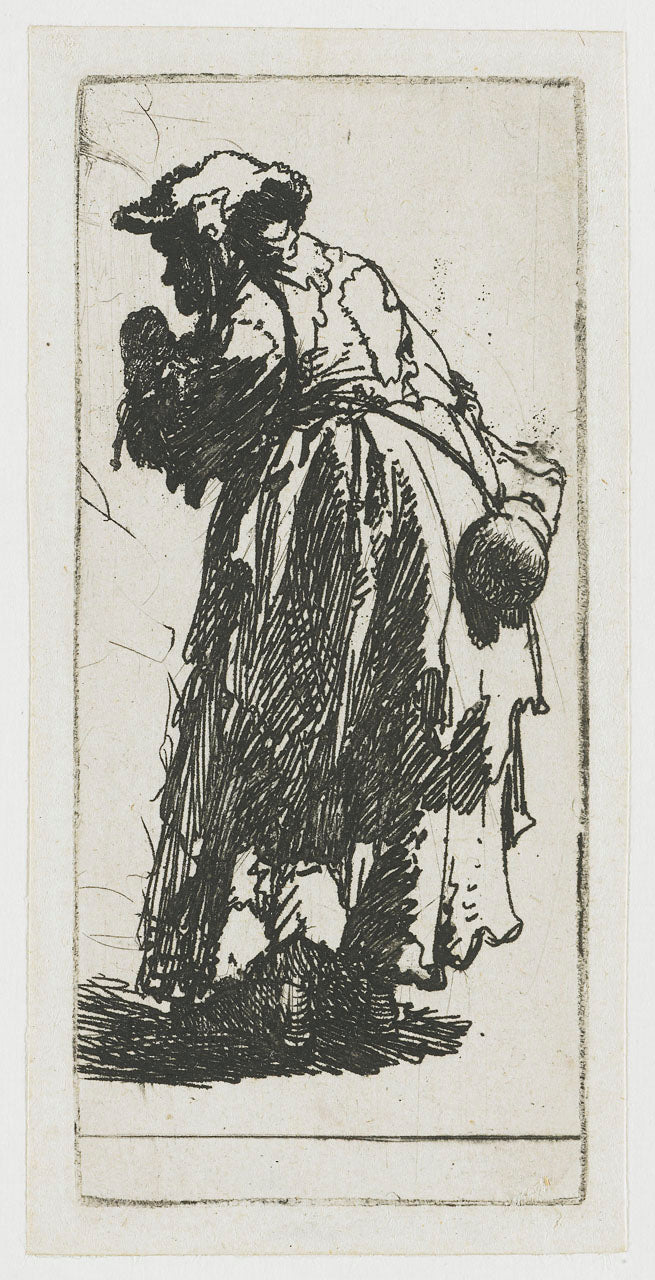 Old Beggar Woman With A Gourd 1630 