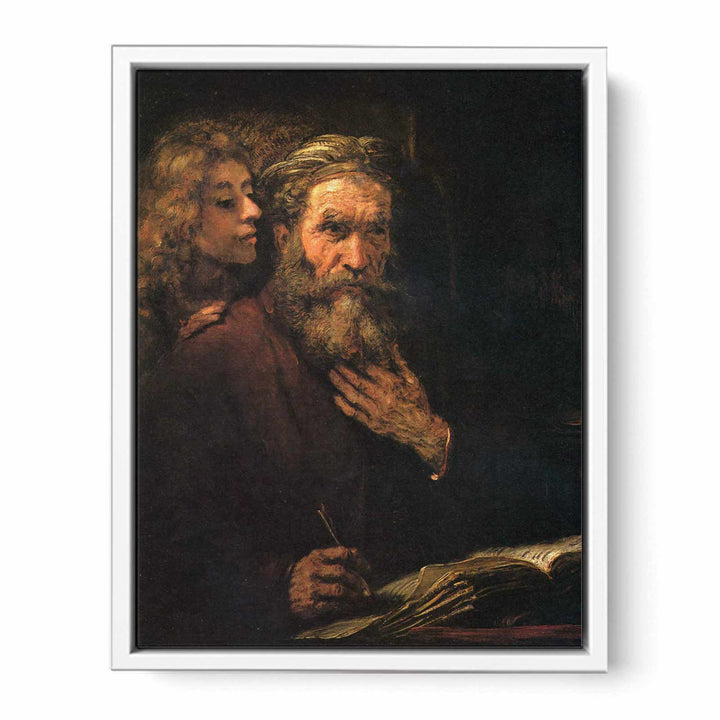 Evangelist Matthew and the Angel 1661 Painting