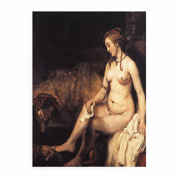 Bathsheba at Her Bath 1654 Painting