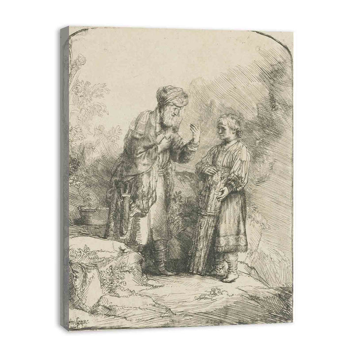 Abraham and Isaac Painting