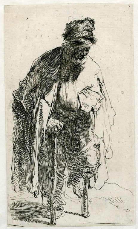 A Beggar with a wooden Leg 
