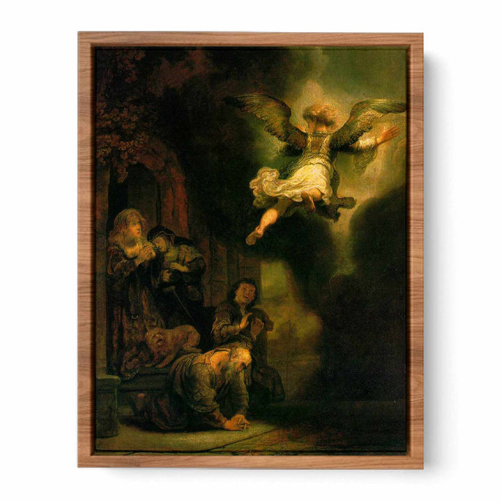 The Archangel Leaving the Family of Tobias 1637
 Painting