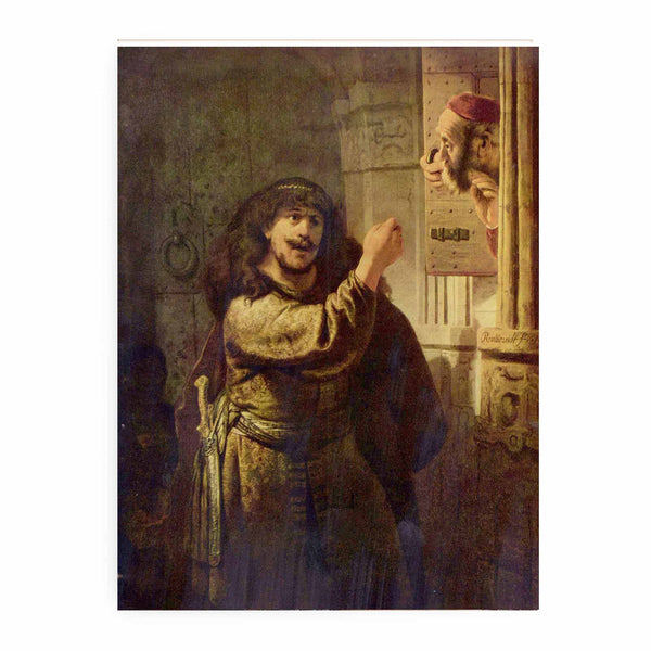 Samson Threatening His Father-in-Law Painting