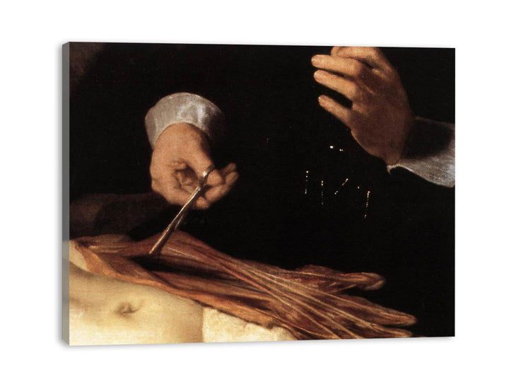 The Anatomy Lecture of Dr. Nicolaes Tulp (detail) 1632
 Painting
