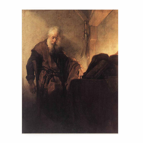 St. Paul at his Writing Desk Painting