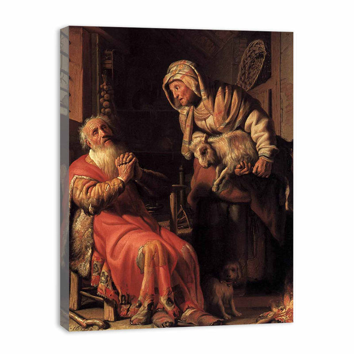 Anna Accused by Tobit of Stealing the Kid
 Painting