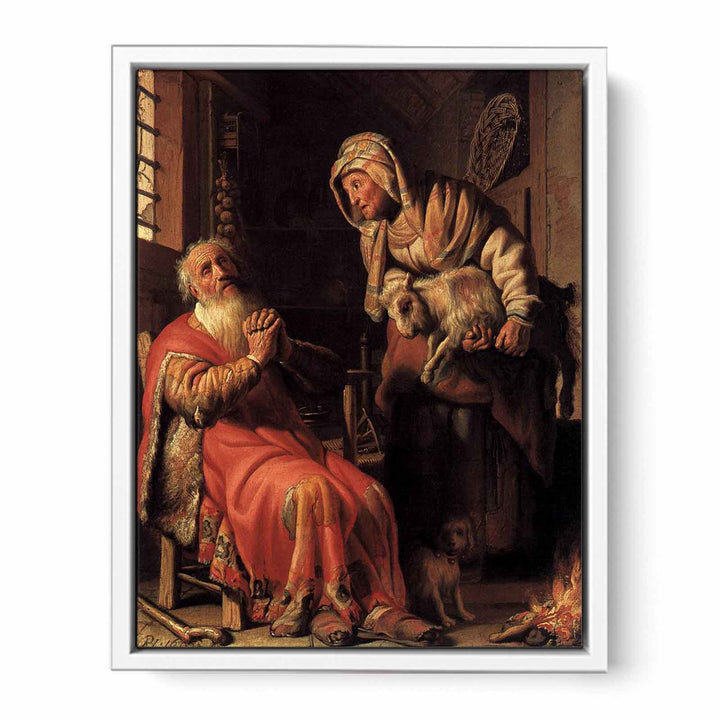 Anna Accused by Tobit of Stealing the Kid
 Painting