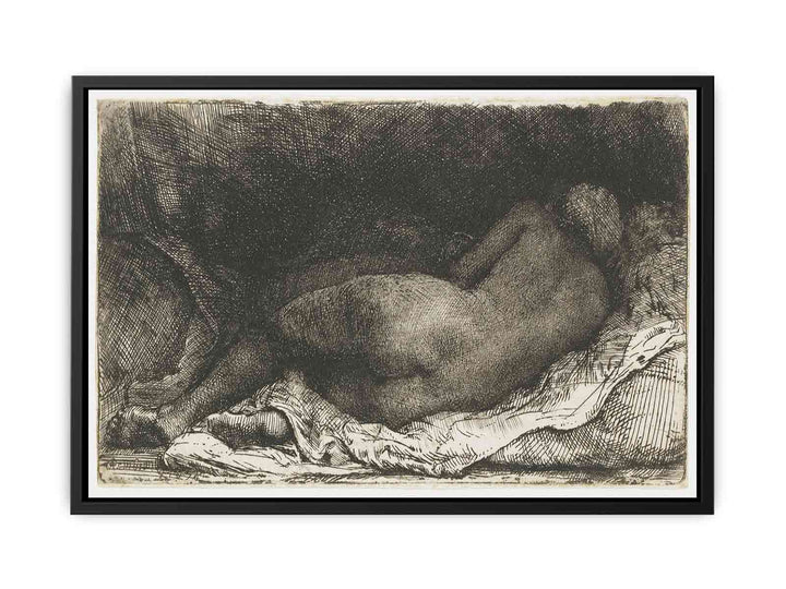A Negress lying down
 Painting