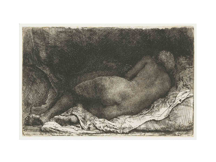 A Negress lying down
 Painting