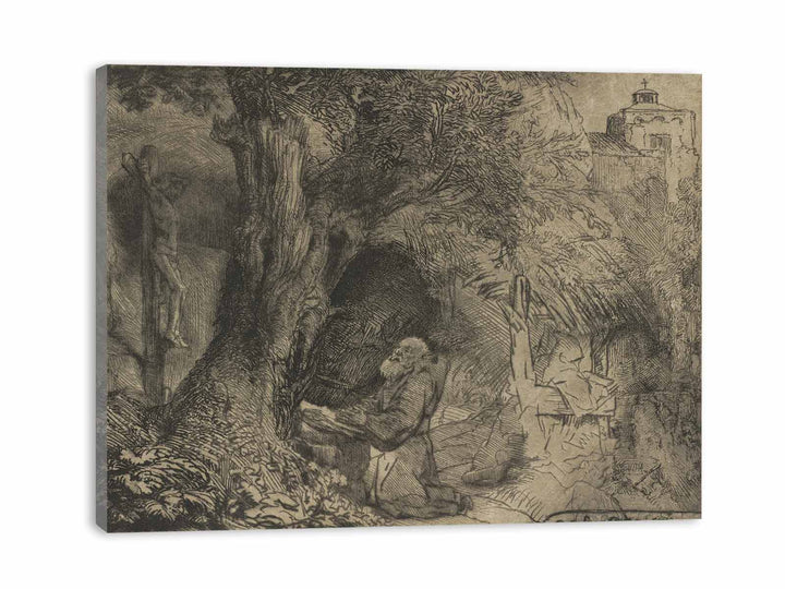 Saint Francis beneath a Tree praying
 Painting