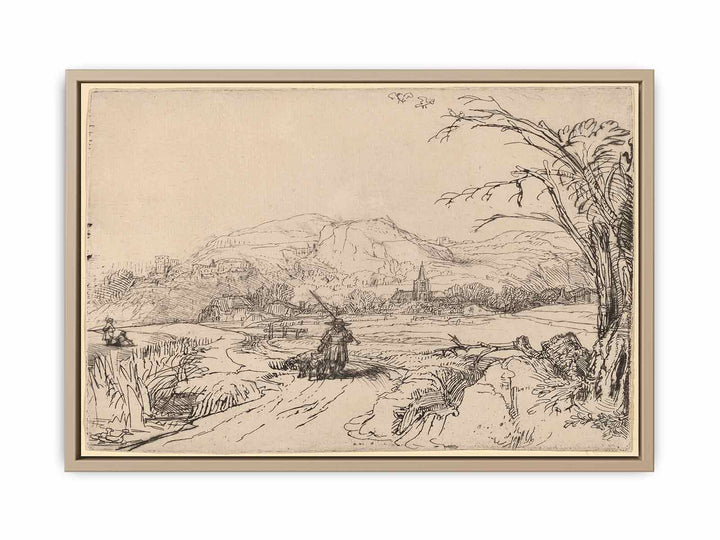 Landscape with Sportsman and Dog
 Painting