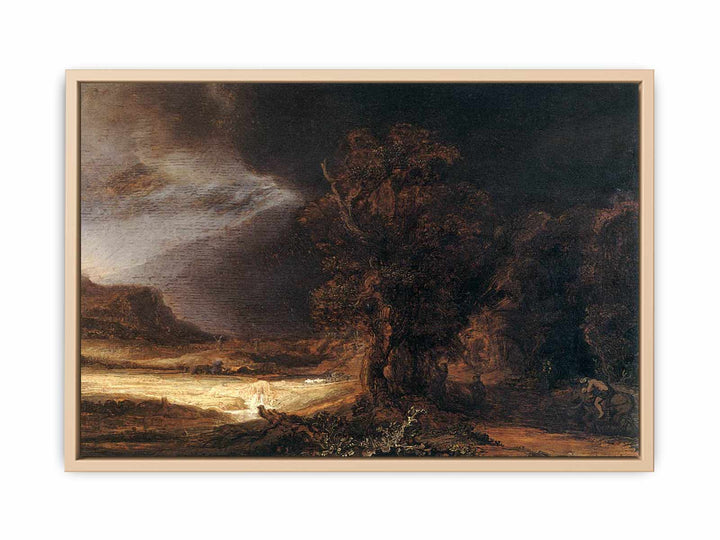 Landscape with the Good Samaritan Painting