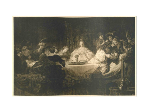 Samson Posing The Riddle At His Wedding Feast Painting