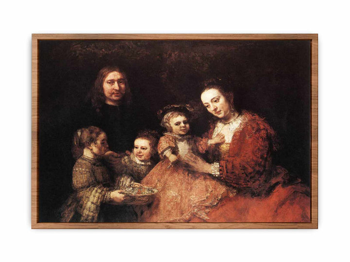 Portrait De Famille,brunswick 1669 Painting