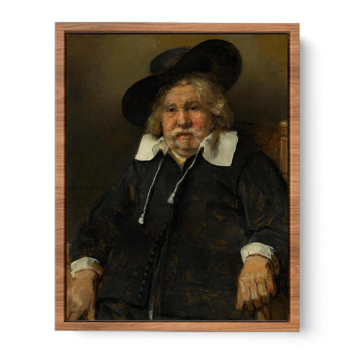 Portrait of an Elderly Man Painting