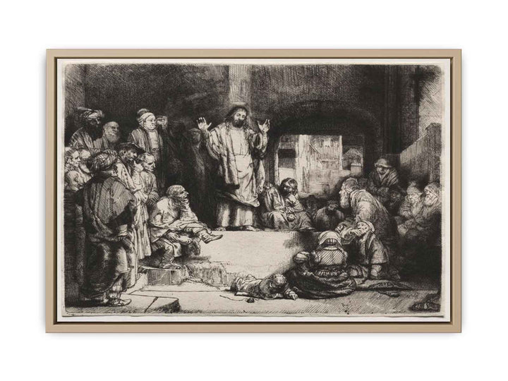 Christ Preaching ('La Petite Tombe') Painting