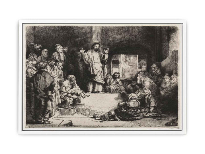 Christ Preaching ('La Petite Tombe') Painting