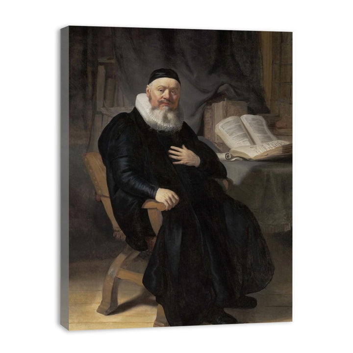 Le Predicateur Johannes Elison,boston 1634 Painting