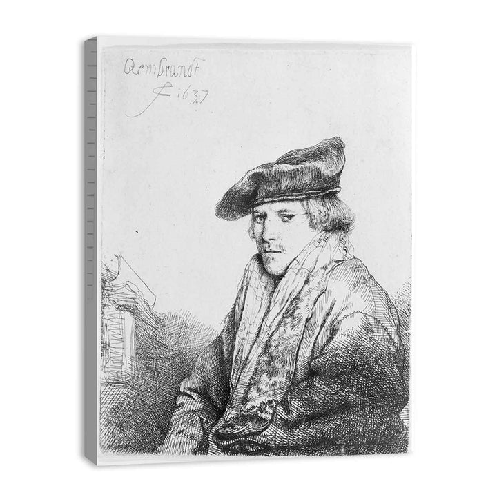 A Young Man in a Velvet Cap (Ferdinand Bol)
 Painting