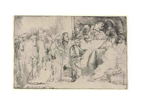 Christ disputing with the Doctors A Sketch Painting