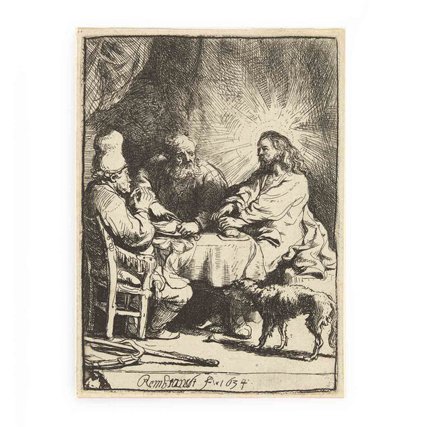 Christ at Emmaus 3 Painting