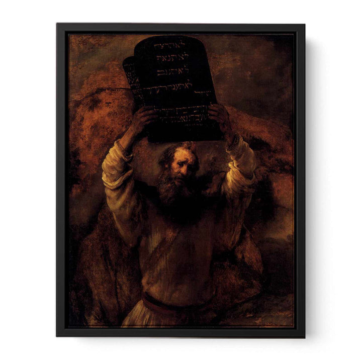 Moses Smashing the Tablets of the Law Painting