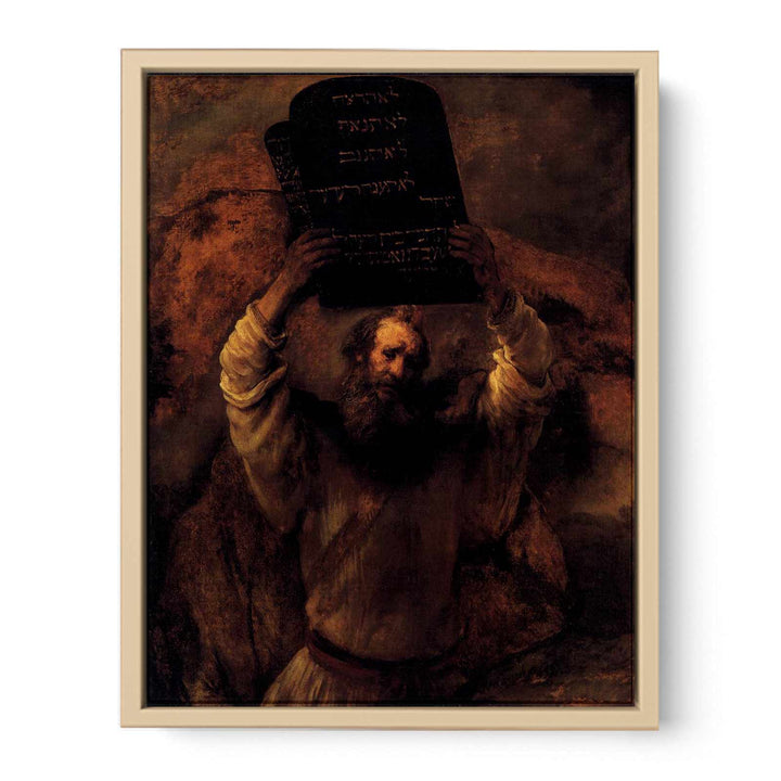 Moses Smashing the Tablets of the Law Painting