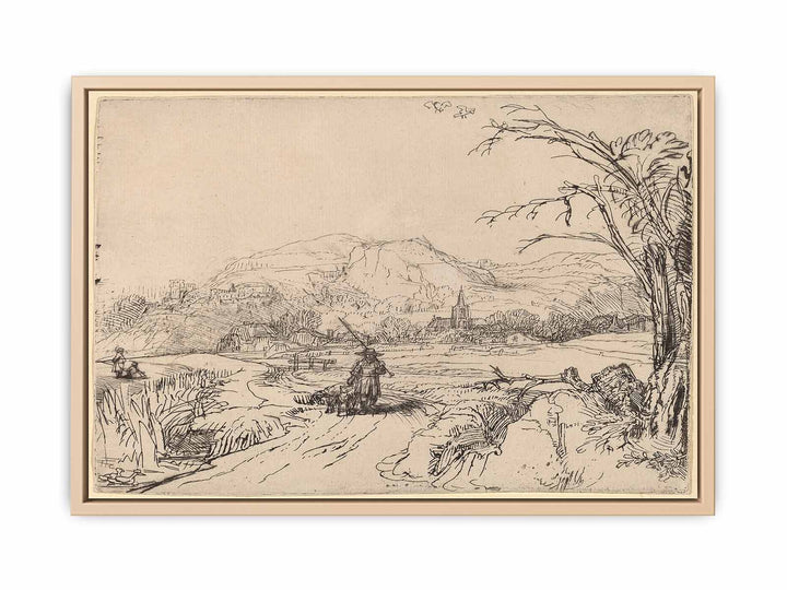 Landscape with a Sportsman and Dog Painting