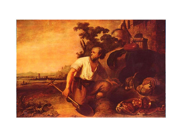 The parable of the treasure hunter Painting