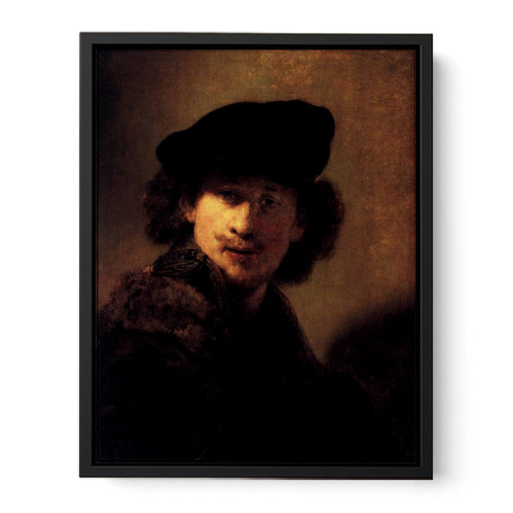 Self-Portrait with Velvet Beret and Furred Mantel Painting