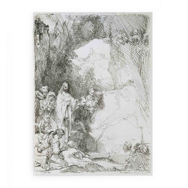 The raising of Lazarus Painting