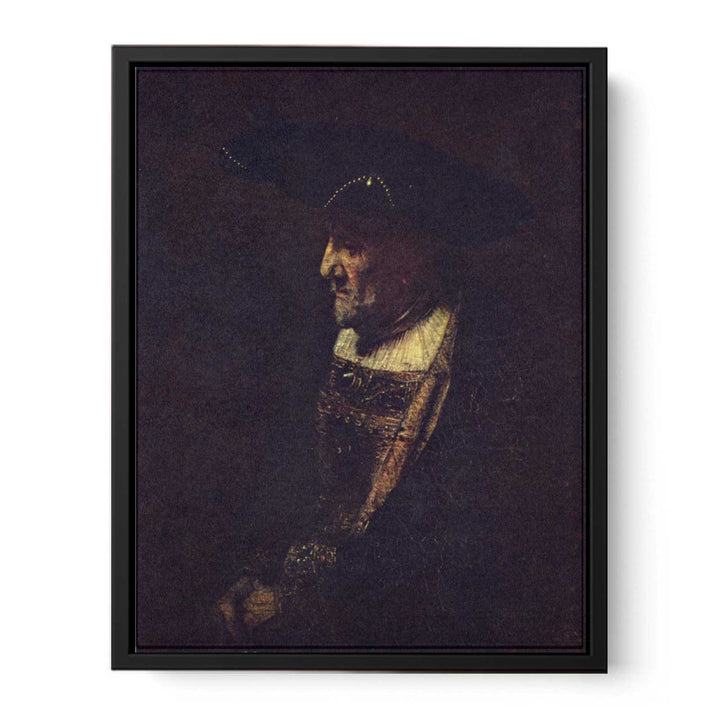Portrait of a man in hat
 Painting
