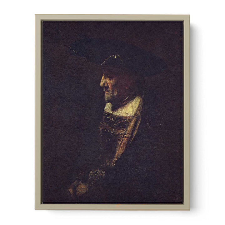 Portrait of a man in hat
 Painting