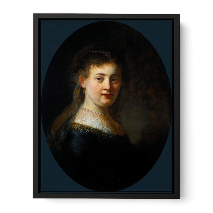 Portrait of Saskia van Uylenburgh Painting