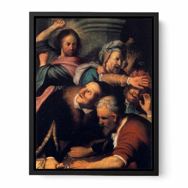 Christ Driving The Money Changers From The Temple
 Painting