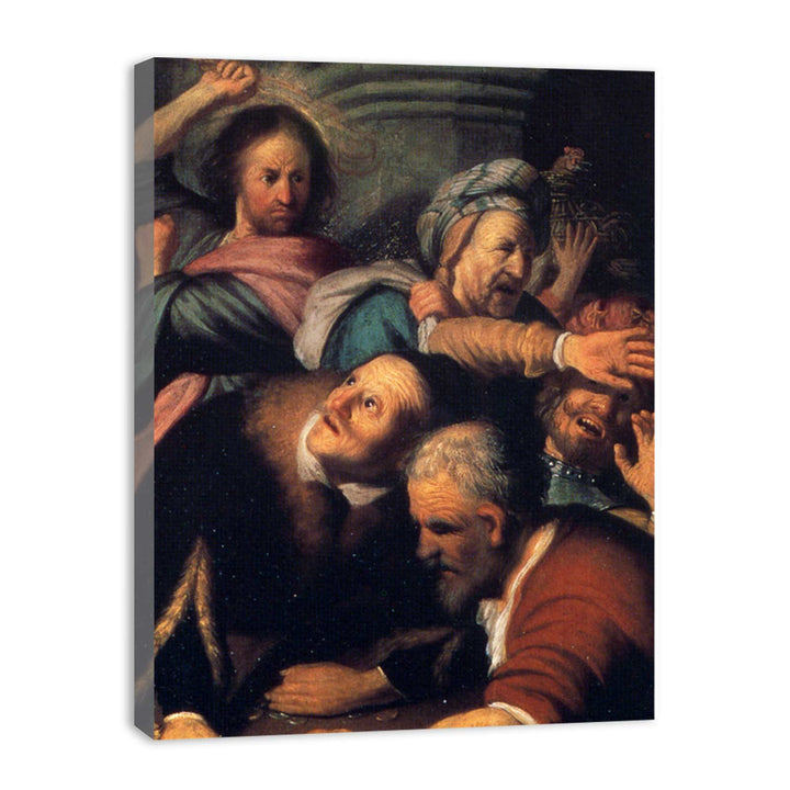 Christ Driving The Money Changers From The Temple
 Painting