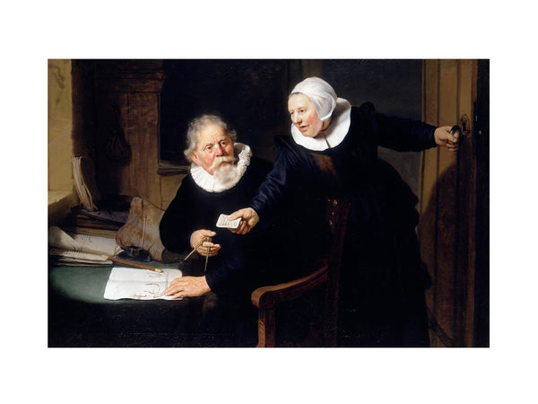Jan Rijcksen and his Wife, Griet Jans ('The Shipbuilder and his Wife')
 Painting