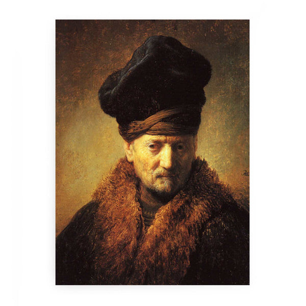 Bust of an Old Man in a Fur Cap 1630
 Painting