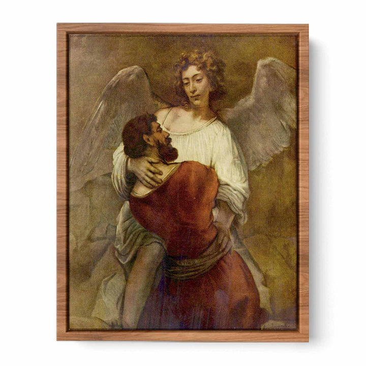 Jacob Wrestling with the Angel Painting