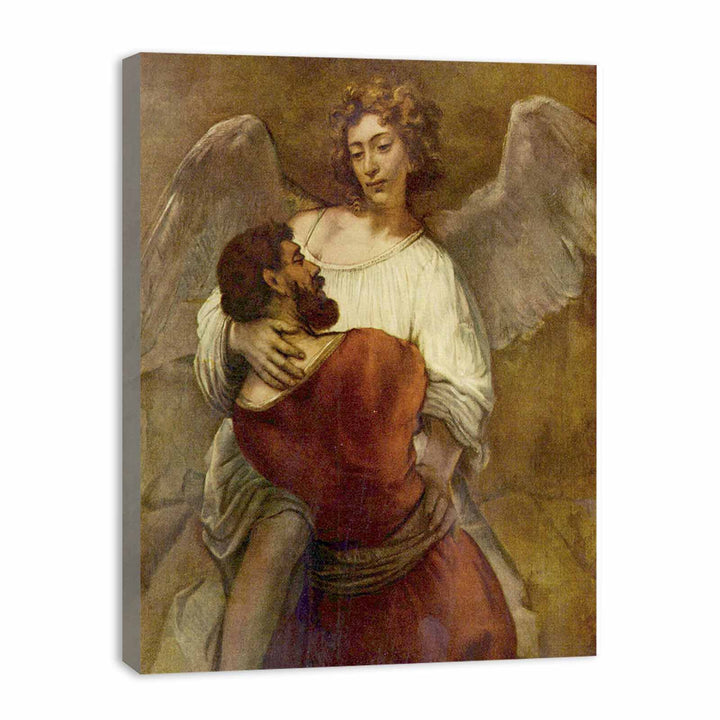 Jacob Wrestling with the Angel Painting